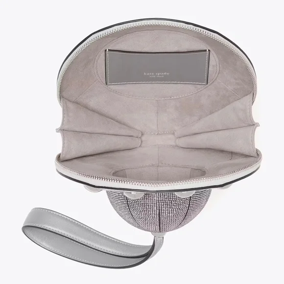 Kate Spade Spaced Out Embellished Metallic 3D UFO Top Handle Bag - Picture 3 of 9